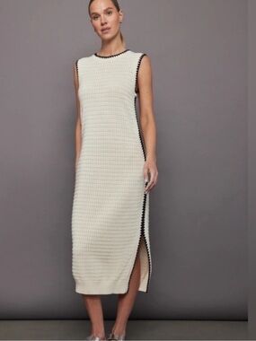VARLEY DWIGHT TANK KNIT DRESS. NWT BIRCH SIZE SMALL